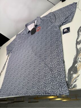 Antigua Men's Houston Astros Field Ditsy Polo Size 2XL